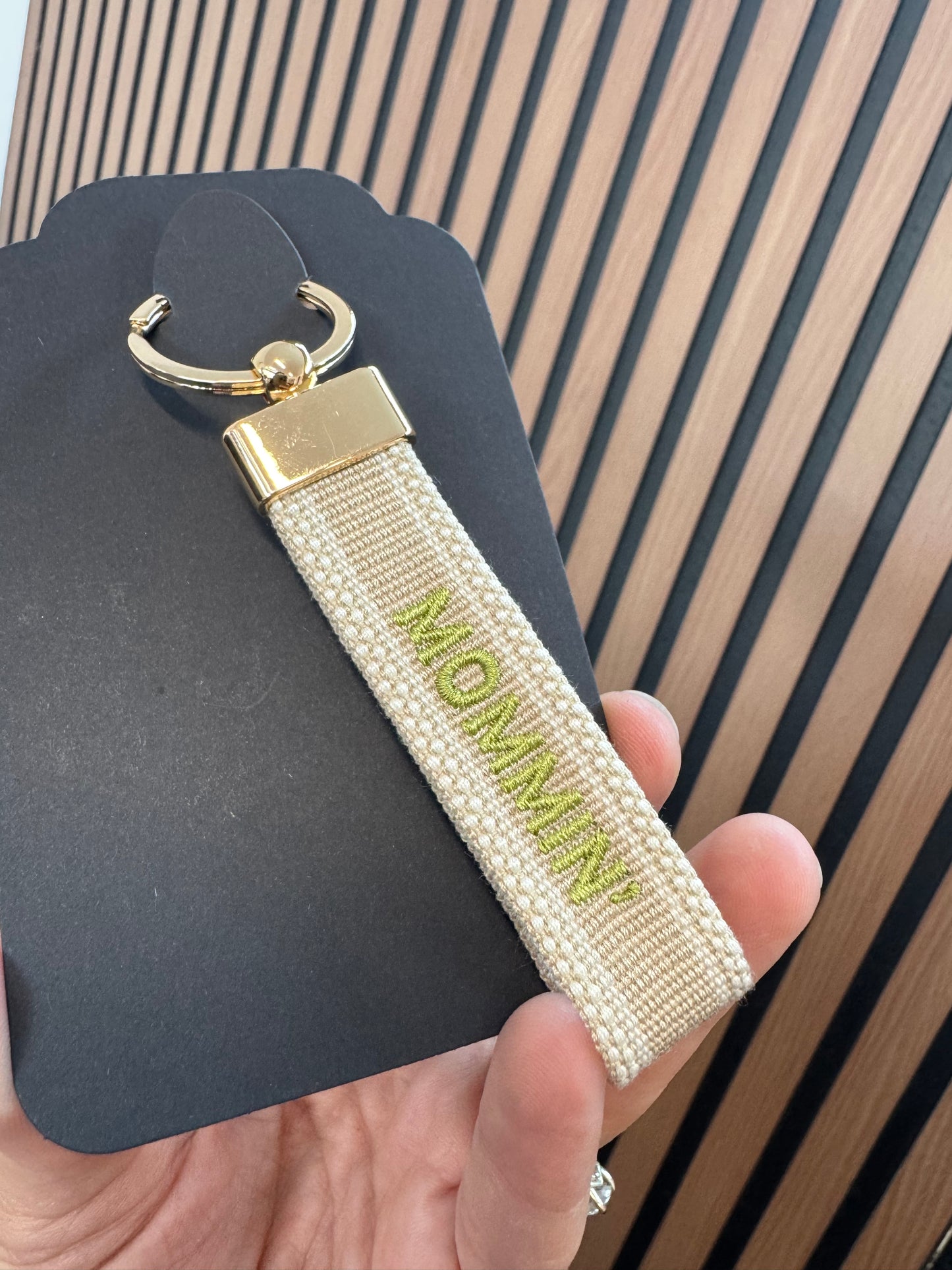 Mommin' keychain
