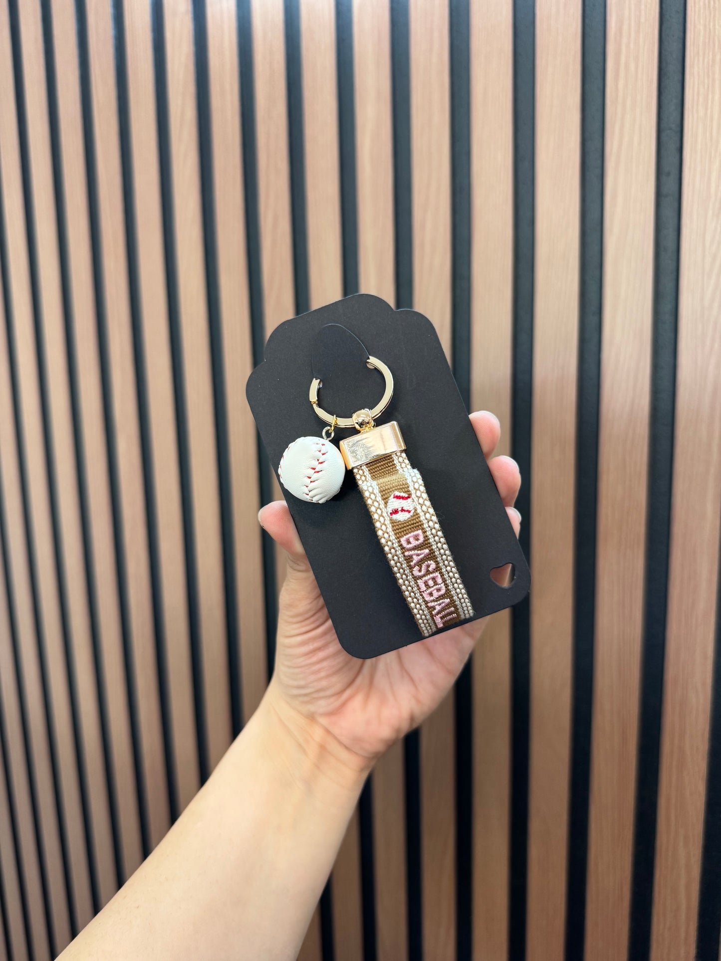 Baseball Mom keychain