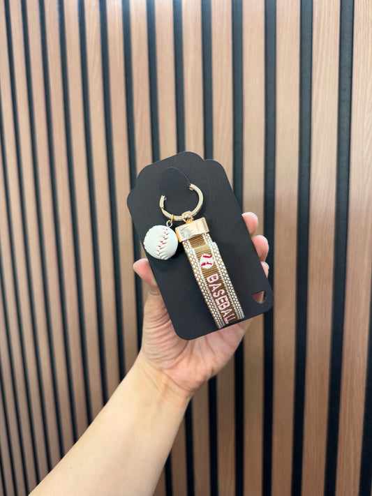 Baseball Mom keychain
