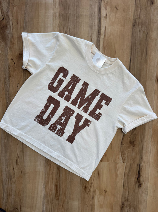 Game Day crop tee
